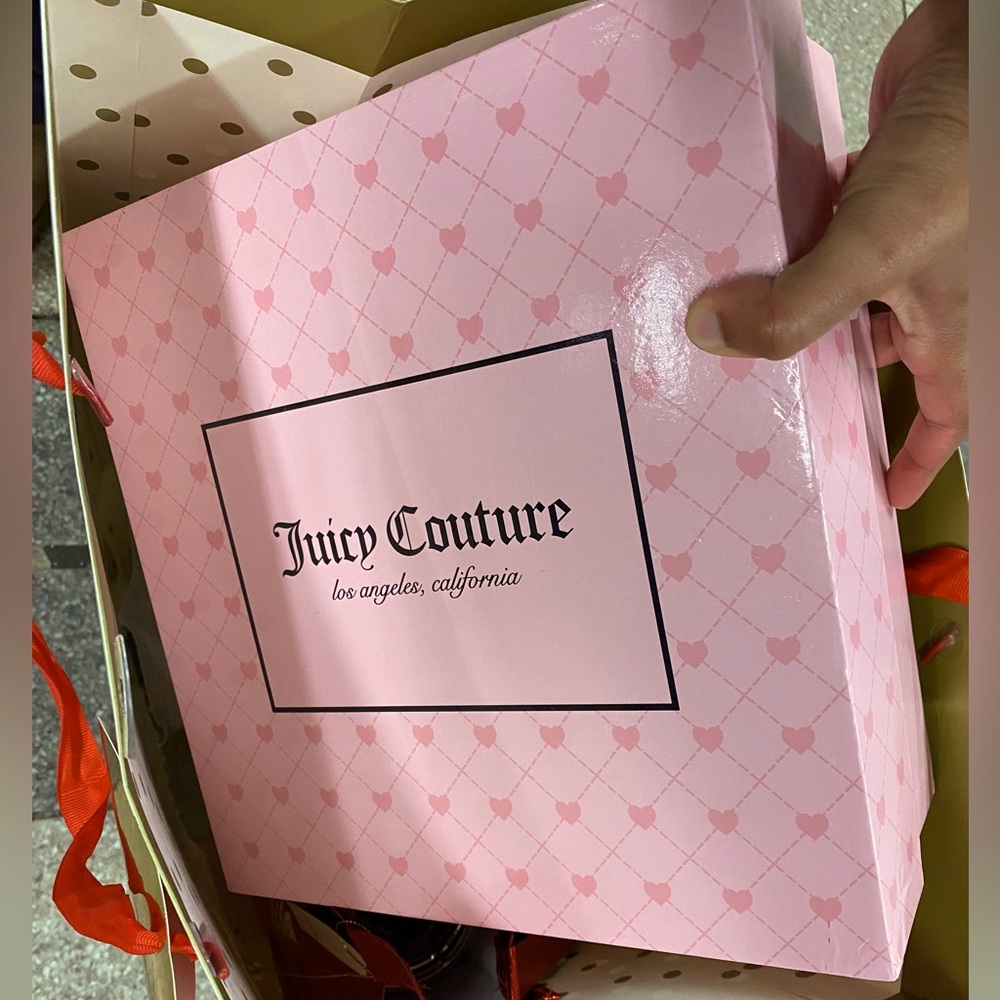 juicy couture book bag / card holder set
